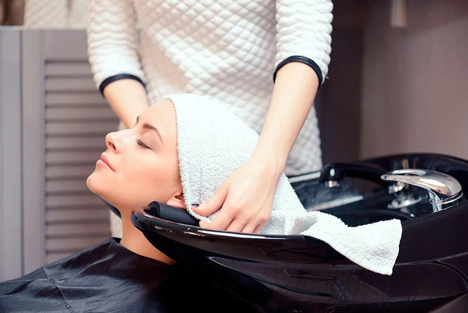 Salon Towels 100% Cotton Towel Pack Of 12 White Spa Towel in 16x27 inches.