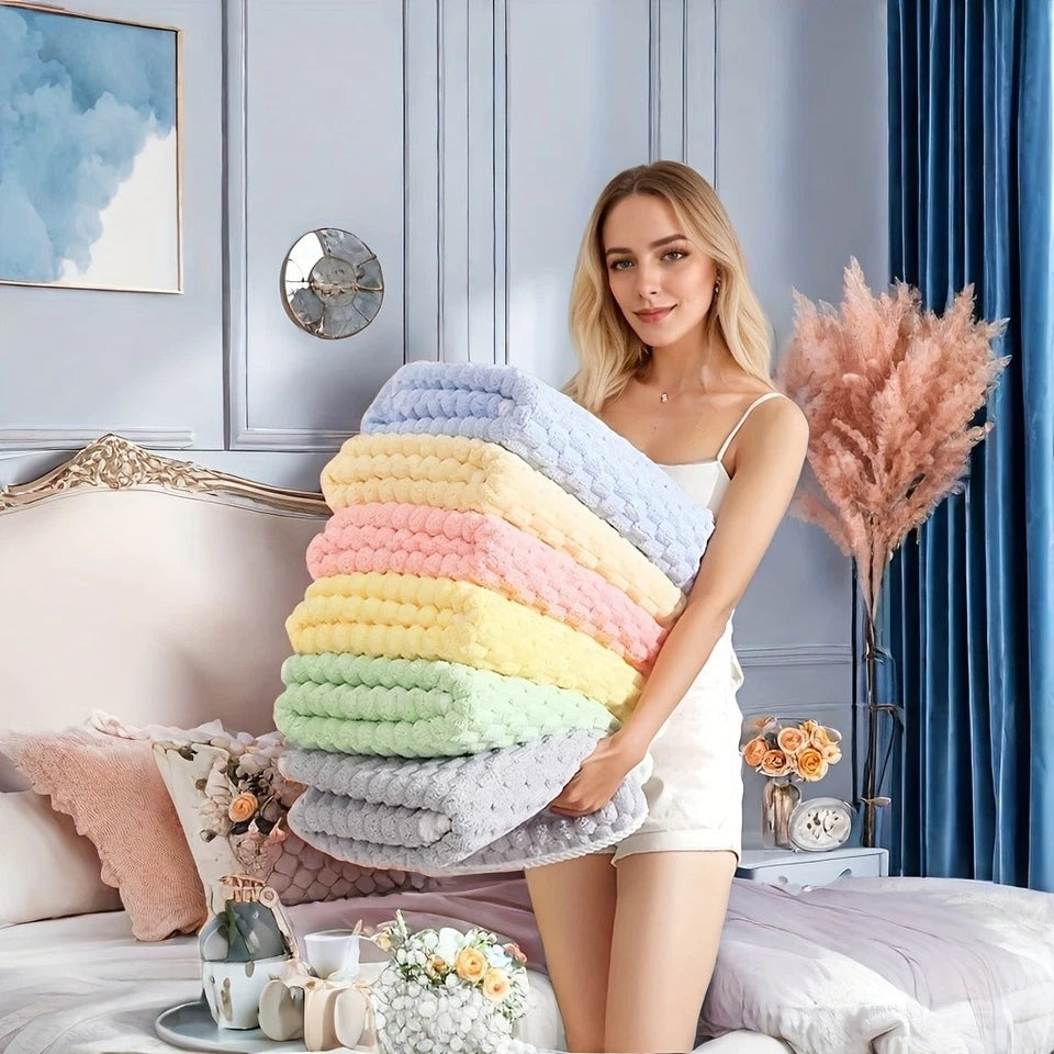 Super Soft Woven Bath Towels Super Absorbent Quick-Drying MicrofiberTowels-2/4